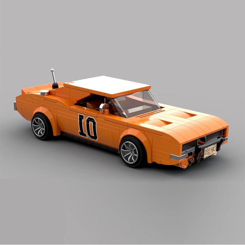 MOC City Building Blocks Vehic - مراجعة Model Kit Dodge Charger وسعره