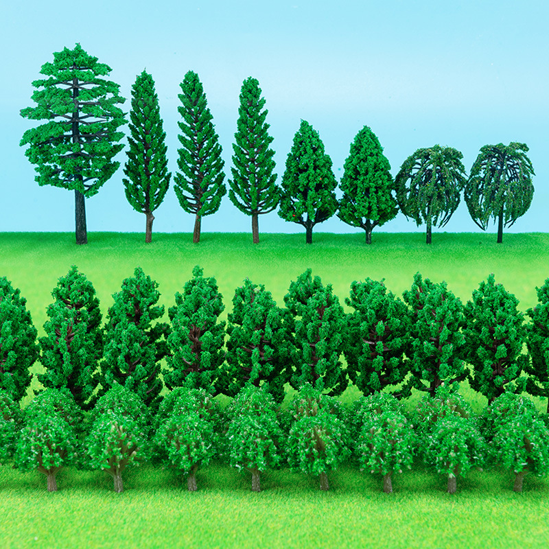 HO Scale Model Trees Railway S - مراجعة Model Kit Train وسعره