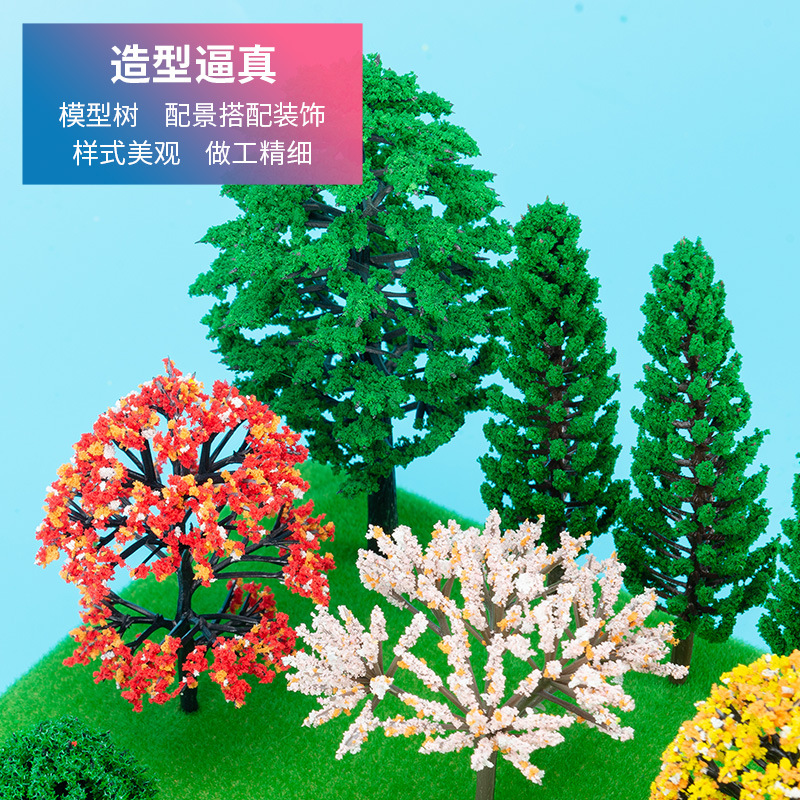 HO Scale Model Trees Railway S - مراجعة Model Kit Train وسعره